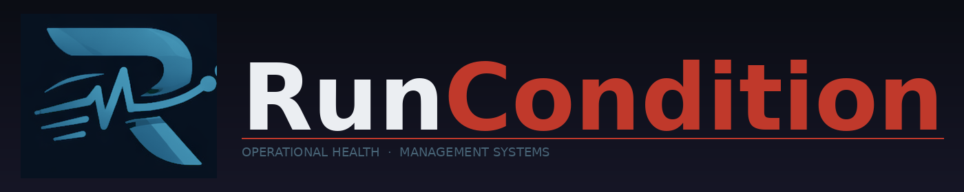 RunCondition — Operational Health · Management Systems